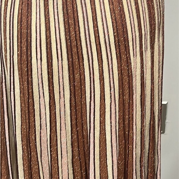 Zimmermann Luminosity Striped Lurex Midi Skirt Size 6-8 (2) - Picture 10 of 10